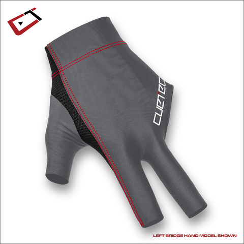 Cuetec Axis Billiard Glove LHB GREY