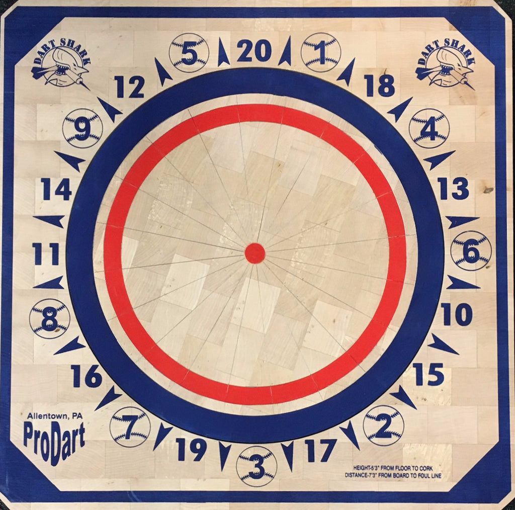 American Style Dartboard ProDart Monarch Billiards Dart Boards Crum