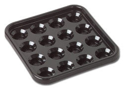 Black Plastic Ball Tray - Accessory