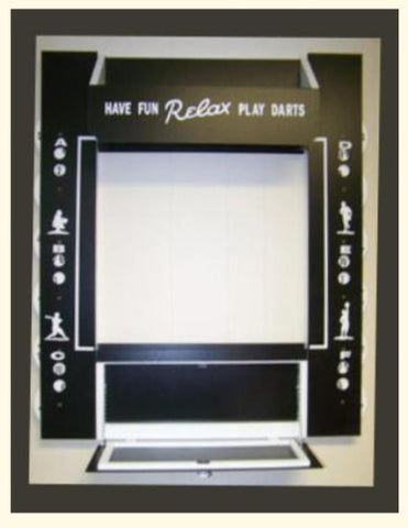 American Dartboard Scorekeepers Black & White