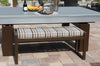 Outdoor Pool Table Bench