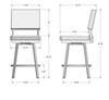 Mathilde CUSTOM Swivel Stool