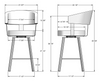 Grissom CUSTOM Swivel Stool
