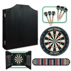 American Style Dartboard Scorekeepers Cabinet Green/White, Monarch  Billiards
