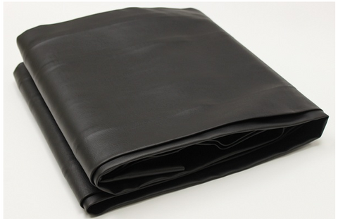  Black Naugahyde Fitted Pool Table Cover - Accessory - 1